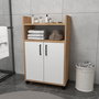 Hanah Home Tiraks Armario Multiusos Pino Atlántico y Blanco